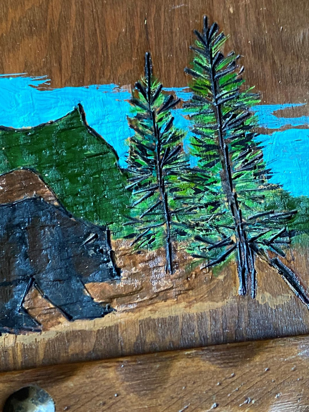 VINTAGE WOOD SCRAP BOOK FROM ASHEVILLE NC COMPANY eBay