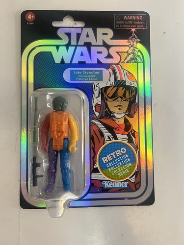Star Wars Retro Collection LUKE SKYWALKER SNOWSPEEDER PROTOTYPE - Green head MOC