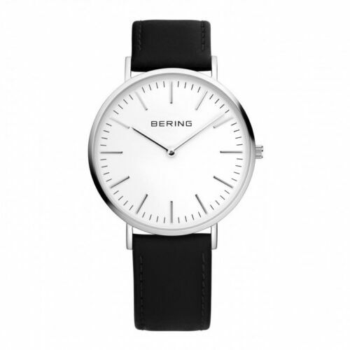 Montre Bering Radio-pilotée Homme – Noire, Acier, 33 Mm, Neuf Avec étiquettes
