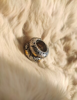 Bague Ancienne Argent 925 Onyx Noir - Art Déco/victorien Fait Main - Taille 7
