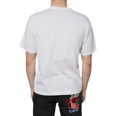 【関税込み】Dolce&Gabbana ホワイト 'Italian Holiday' Tシャツ Cotton T-shirt with Italian Holiday print in White for Men