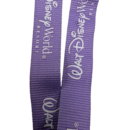 Walt Disney World Resort Lanyard LOT OF 2 Red Purple Hook Loop For Pins - Picture 7 of 9