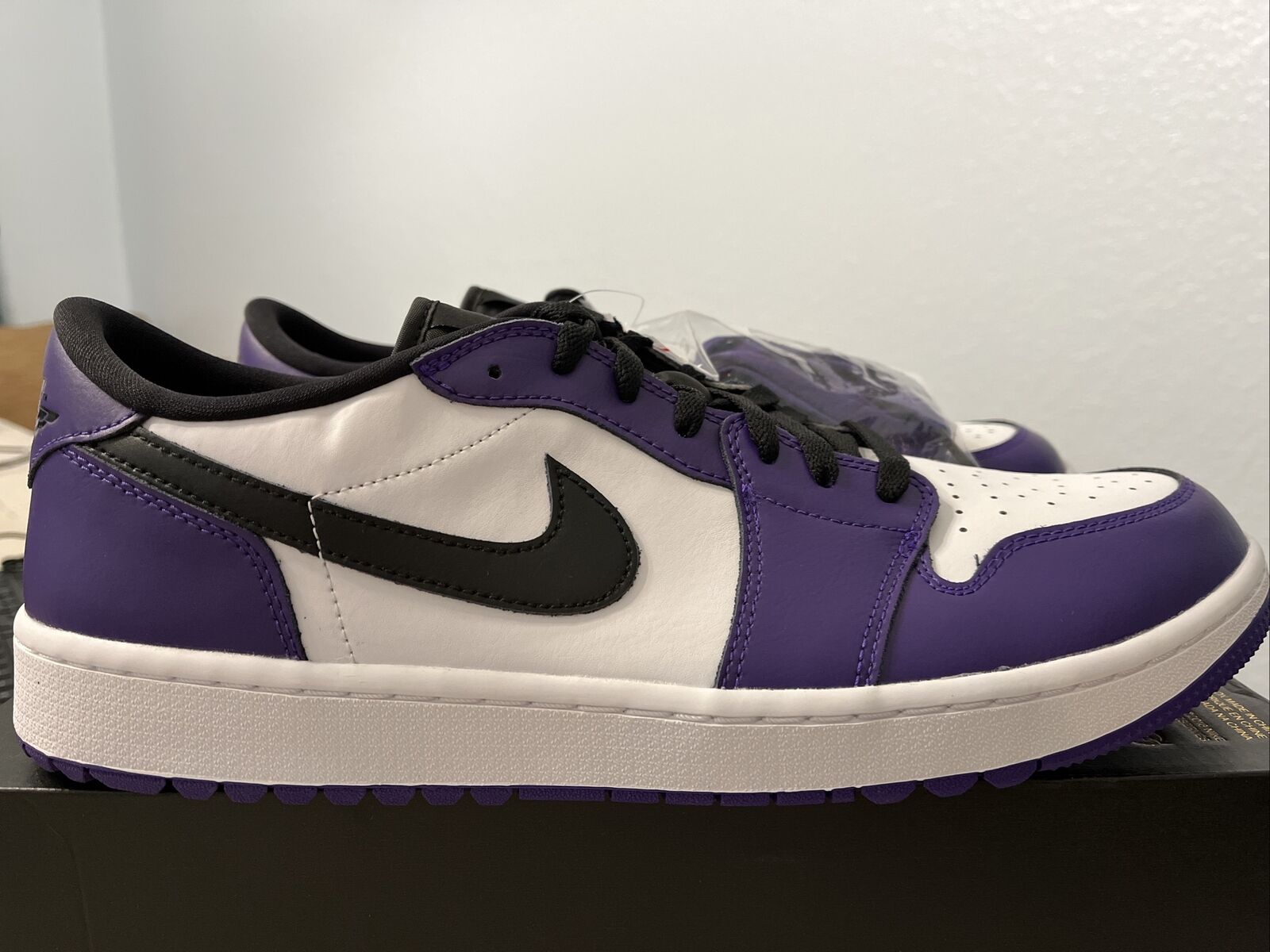 Nike Air Jordan 1 Retro Low Golf Court Purple DD9315-105 Men's Size 14 NoLid