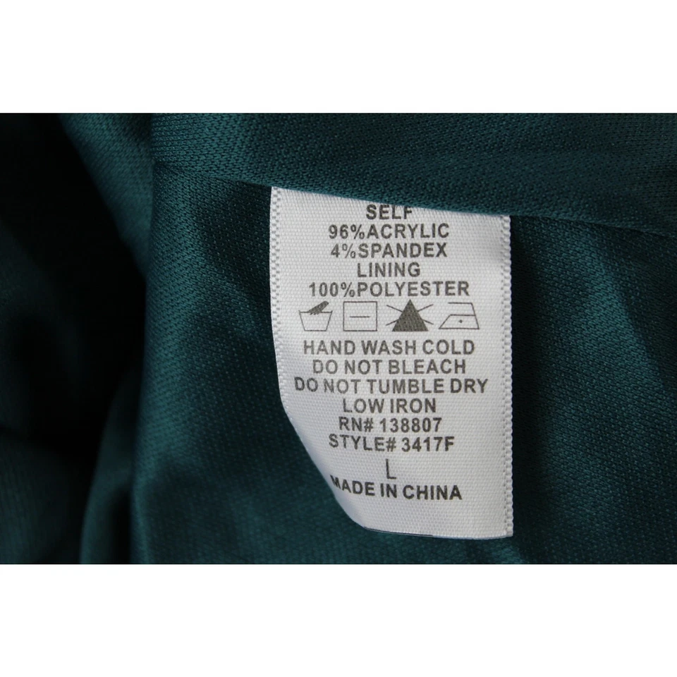 Vestido Suéter Alya Verde Tejido con Cable Ajuste y Acampanado Talla Grande Forrado Foto 4 de 4