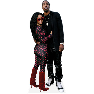 Teyana Taylor und Iman Shumpert (Duo 3) Mini Celebrity Cutout