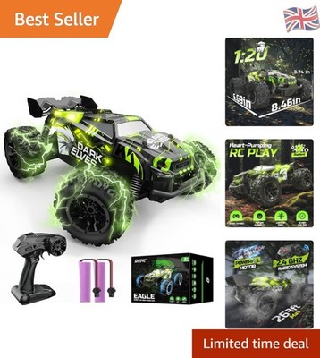Glow-in-the-Dark RC Monstertruck mit LED Beleuchtung - All-Terrain Adventure