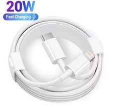 20W Fast Charging Cable for iPhone 8–14 USB-C to 8 Pinwith Original Box UK