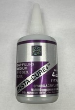 Bob Smith 4oz INSTA-CURE Medium CA Glue Purple , Hobby Bolts, BSI Super Glue