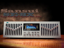SANSUI SE-8X SILVER   RaRe   Original Box Vintage Stereo Equalizer