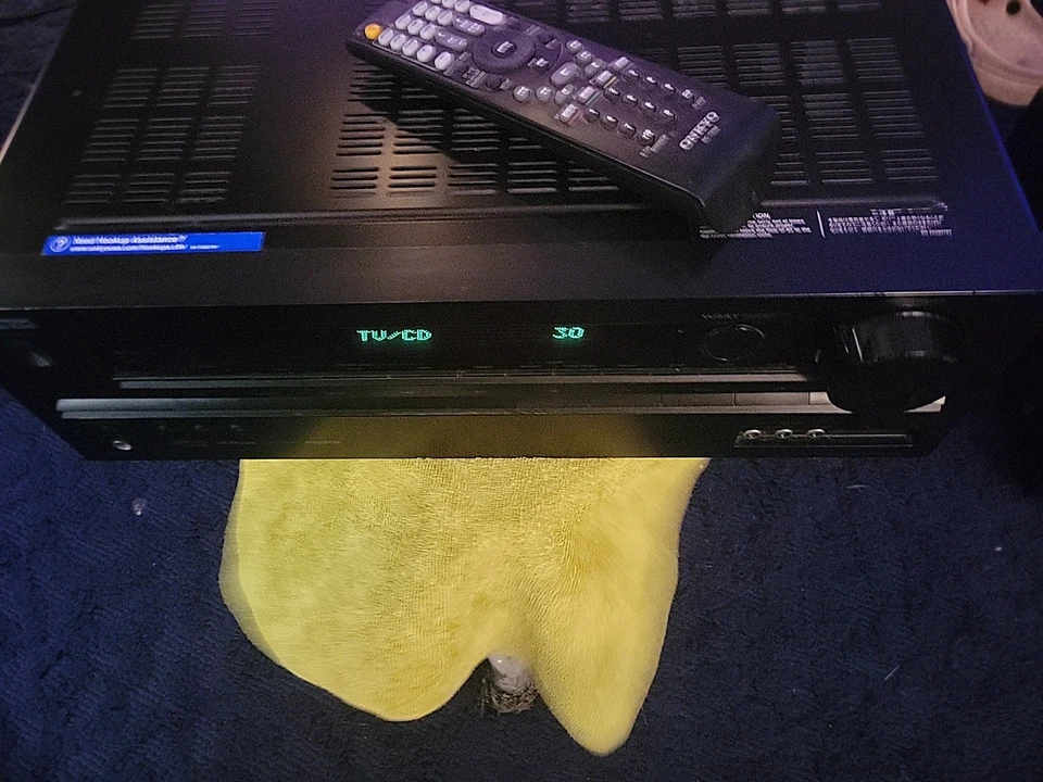 Receptor/sintonizador ONKYO AV HT-R430 multicanal 120V 60Hz 5.5A preto - Imagem 4 de 4