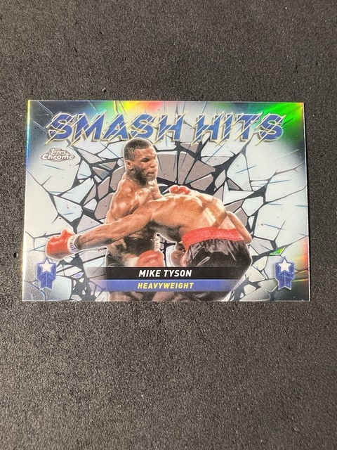 2024 Topps Chrome Boxing SH-4 Mike Tyson RARE Smash Hits Refractor READ