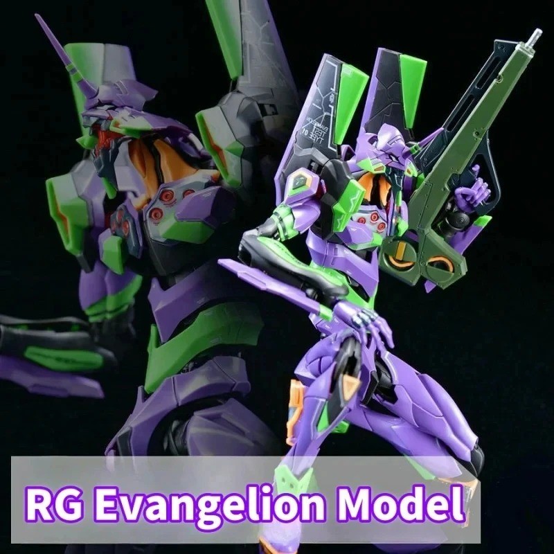 RG Evangelion Unit-01 Modelo Kit Escala 1/144 Eva-01 Anime Figura de Acción Mecha Juguete