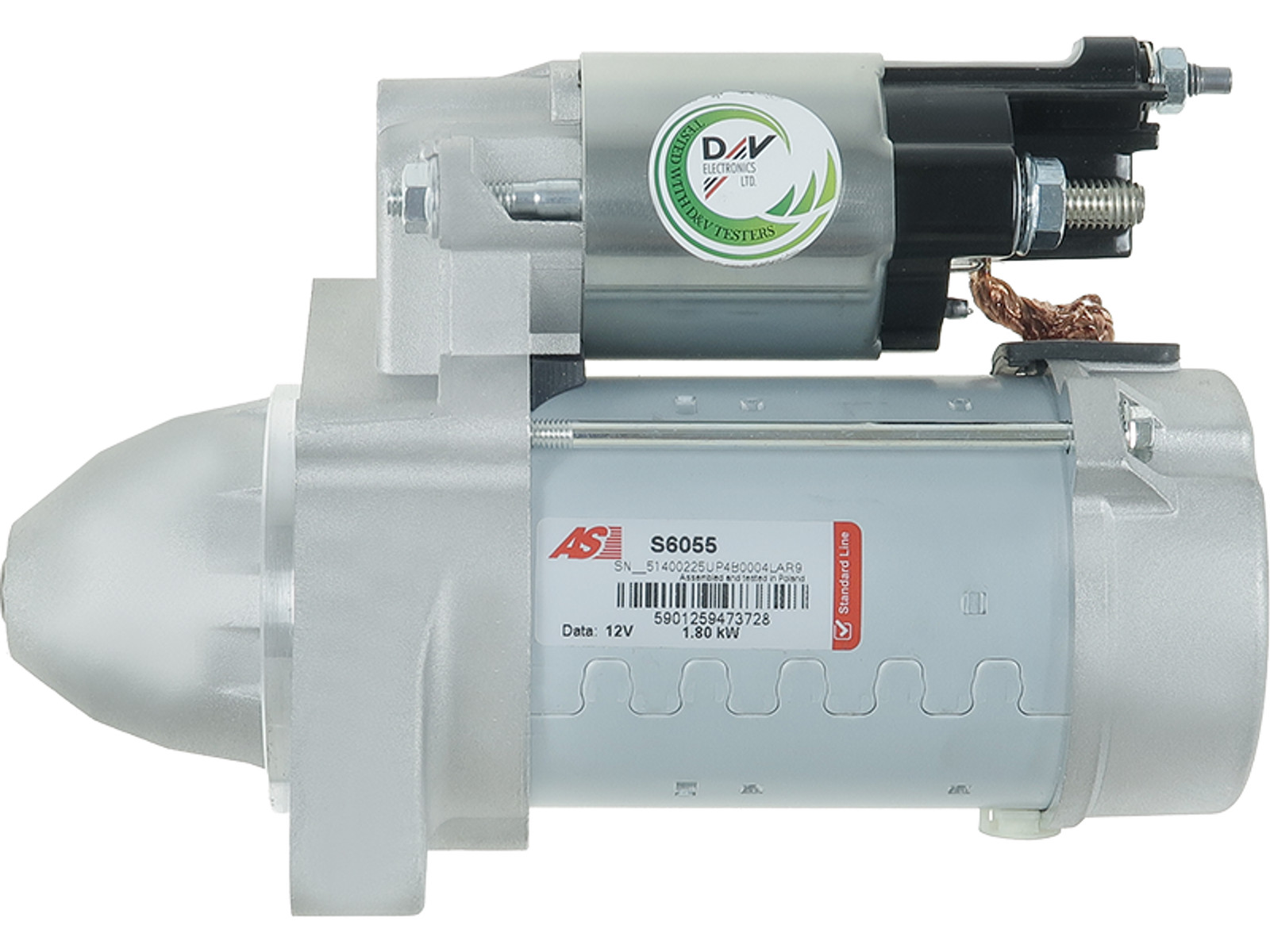 Brand New Starter Motor 12V 1.8kW 12T for MERCEDES-BENZ SPRINTER OE 4280005510