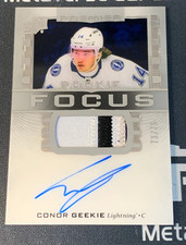 2024-25 Upper Deck Premier Conor Geekie RC Rookie Focus Auto Patch RPA /75