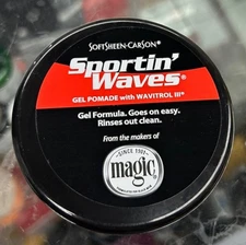 SoftSheen-Carson Sportin' Waves Gel Pomade with Wavitrol III, 3.5 oz