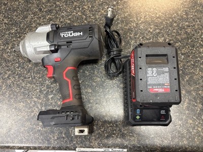 USED HYPER TOUGH 80287 20V 1/2'' IMPACT WRENCH W/BATT & CHARGER (QUI004237)