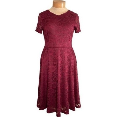 satin wedding dress chiffon bridesmaid Designer Red Sleeveless Lace Chiffon Formal Dress main image 1