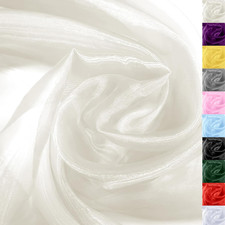 Ivory Organza Fabric 16" X 20 Yards Elegant Sheer Tulle Bolt for Wedding Arche