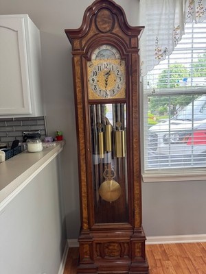 Grandfather Clock Herschede Sheffield Model 230 9 Tube Grandfather Clock