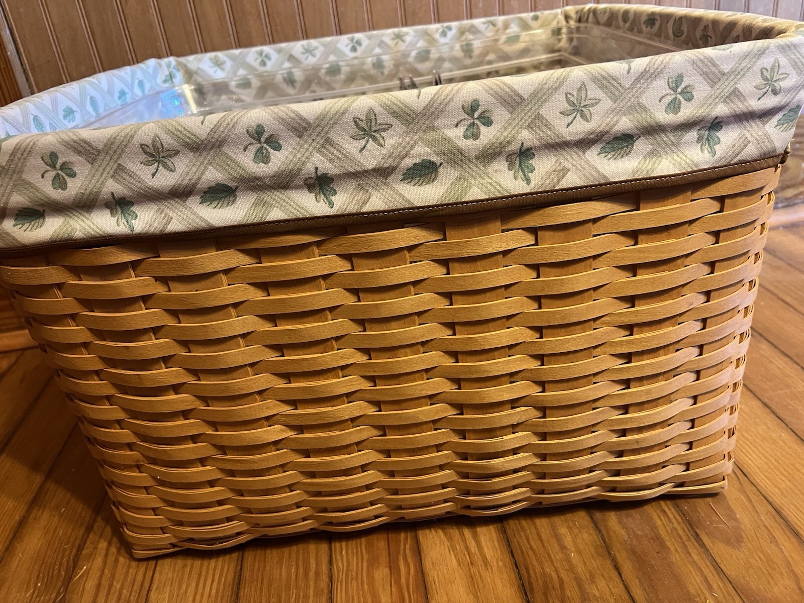 Longaberger 1999 Hostess File Basket Combo~Classic Stain A Rare Find!