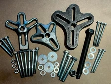 3 Steering Wheel Harmonic Balancer Puller Yokes W/pressure Screw and screw Set