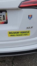 Reflective Frequent Stops Delivery Driver Magnet Sign for Car Truck 2PCS Set New