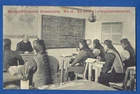 Asia, Missions in China, A lesson in the evangelist seminary, 1912 old postcard
