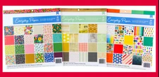 American Crafts Paper Pad 12"X12" -Assorted Styles - 3 Pack