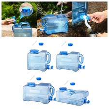 Camping Water Container with Tap Water Storage Jug Large Water Barrel with