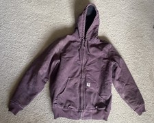 Women s Carhartt WJ130 DPM Canvas Quilt Lined Hooded Jacket-Size Small 4/6