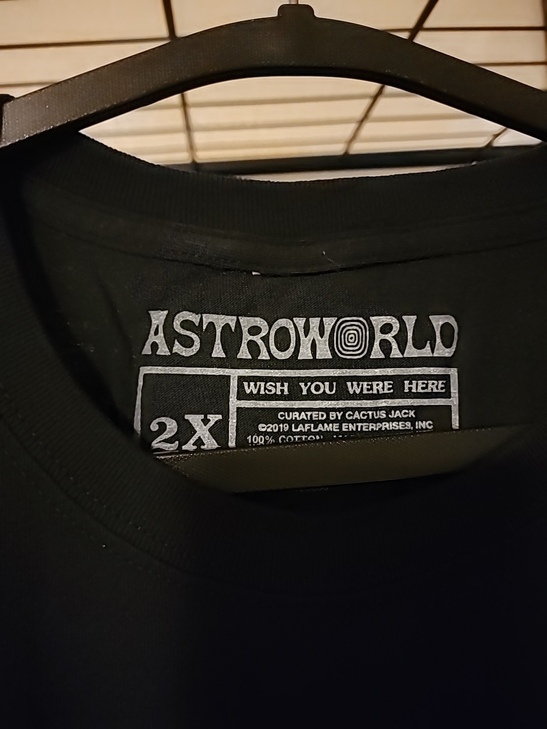 Travis Scott Wish You Were Here Astroworld Tour Concert Date T Shirt Men 2XL