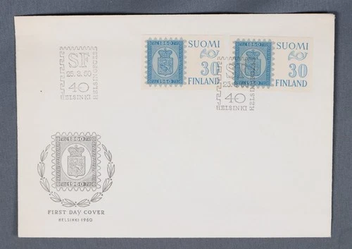 MayfairStamps Finland FDC 1960 Stamp Anniversary First Day Cover aaw_86341