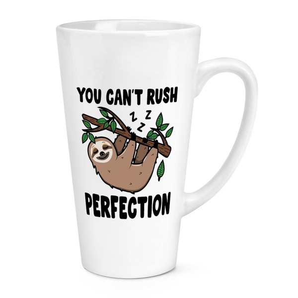 Gift Base Faultier GroßE Latte Tasse 17 Oz Weiß Lustig Faul Tier Geschenk-image