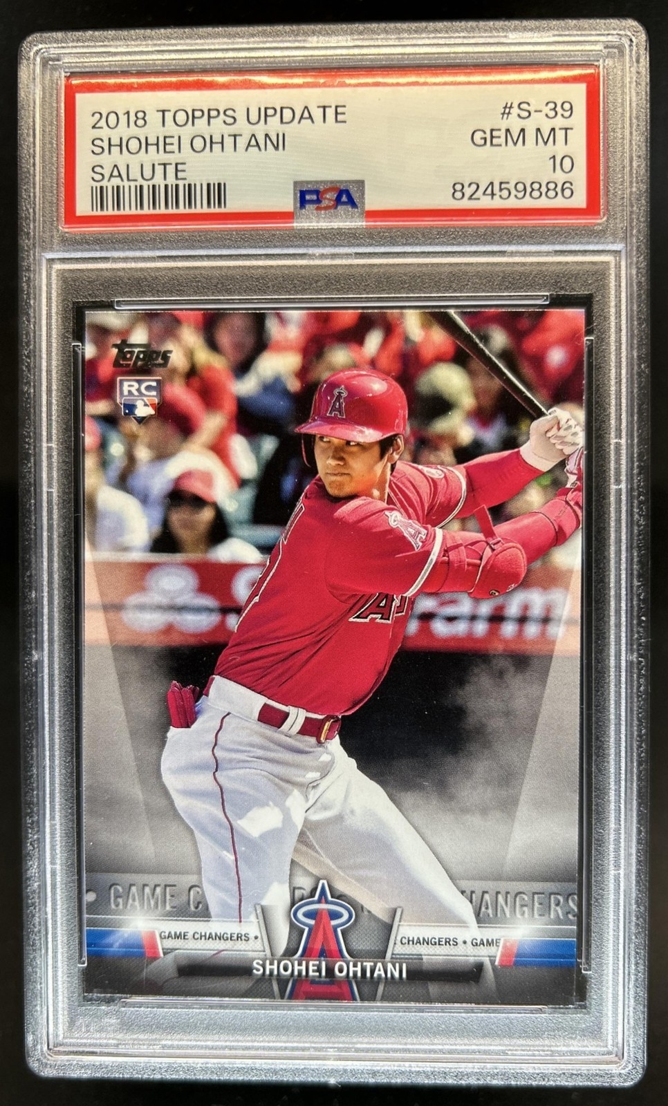 2018 Topps Update Shohei Ohtani Salute RC Rookie #S-39 Angels PSA 10 GEM MINT