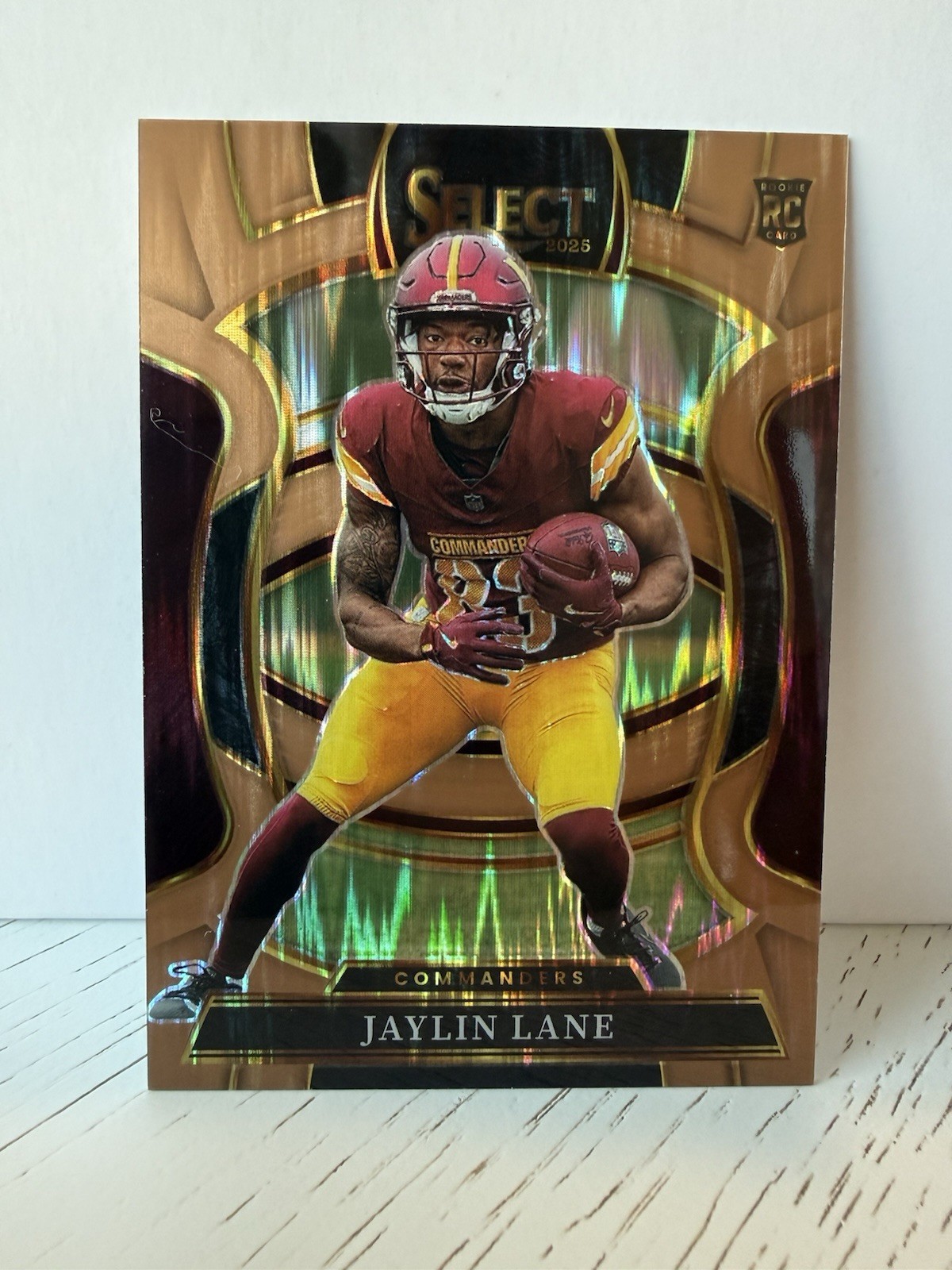 Panini Select 2025 Concourse Copper Shock Prizm RC /899 Jaylin Lane #89