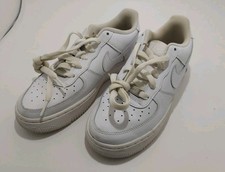 Nike Air Force 1 Low Top Triple White Sneaker DH2920-111 Youth Size 5