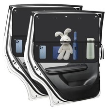 2PCS 27.24x19.69 Rear Car Window Shades for Baby,7PCS Suction Cups Car Sun