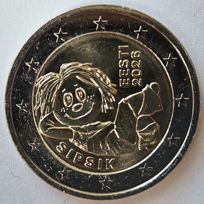 Estonia 2 euro coin 2026 Sipsik UNC