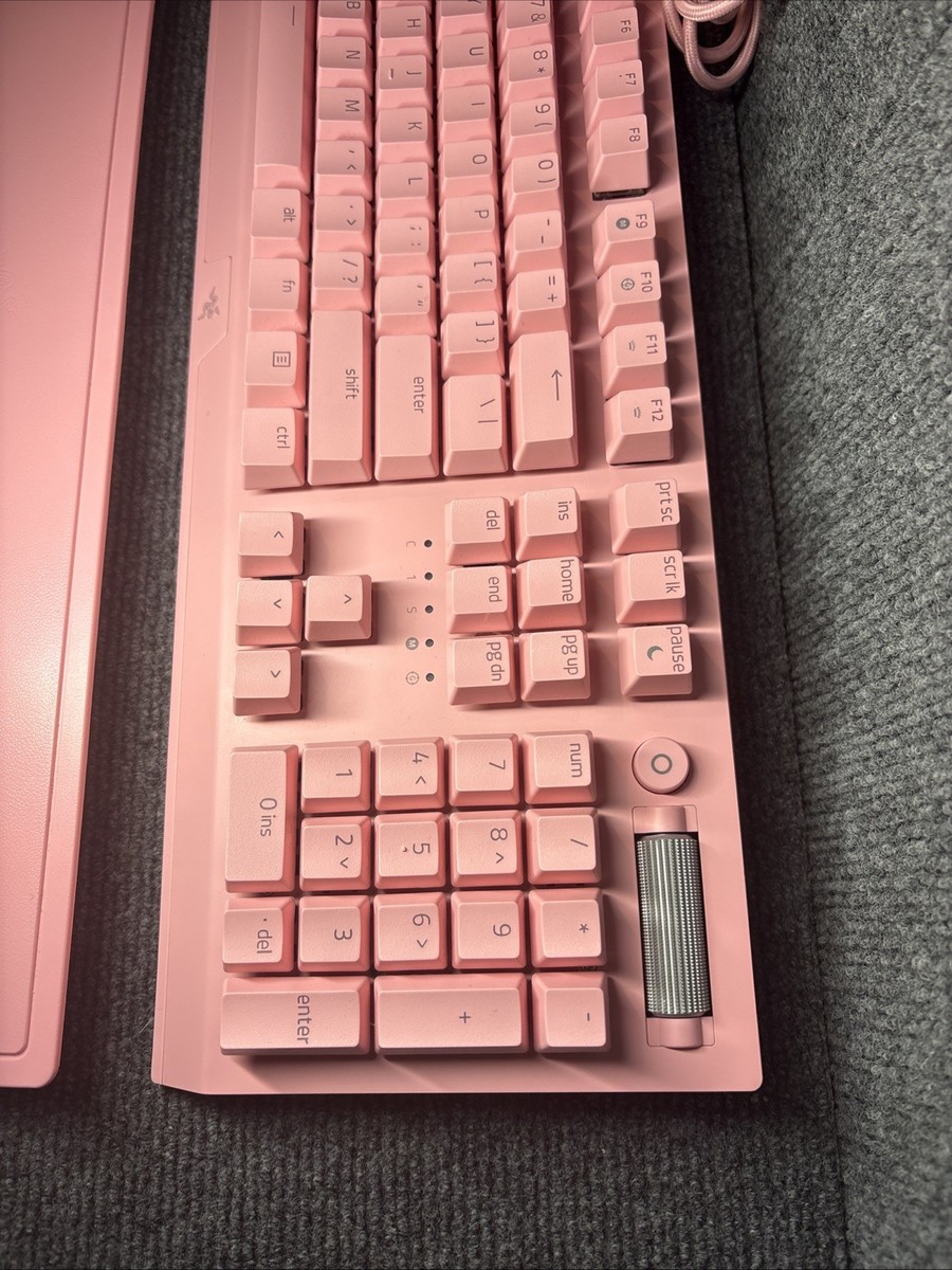 Razer Blackwidow V3 Wired Mechanical Gaming Keyboard Quartz Pink
