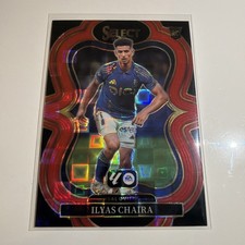 2025-26 Panini Select La Liga - Ilyas Chaira #199 - Red Pandora Prizm (RC)