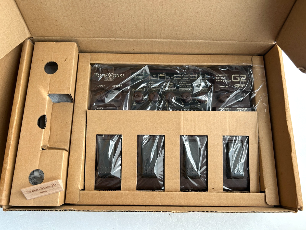 KORG ToneWorks G2 アコースティックギタープロセッサー KORG ToneWorks G2 Acoustic Guitar Processor Effect Pedal Used