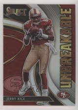 2020 Panini Select Unbreakable Silver Prizm Jerry Rice #U8 HOF 0u46
