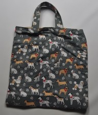 Dog themed tote bag
