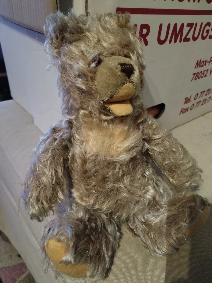 Ours articulé vintage en mohair – peluche ancienne années 50-70 - Photo 3/3