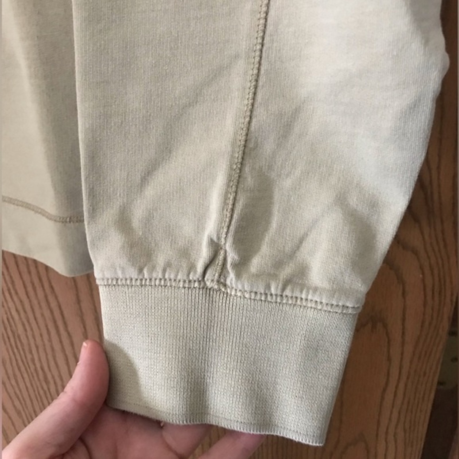 Quick Silver Edition Creme Cotton Pullover - image 4