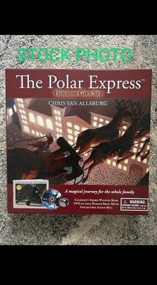 The Polar Express Holiday Gift Set Includes Book DVD Sleigh Bell