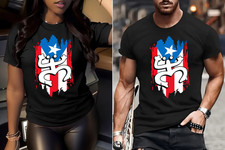 Puerto Rico Flag Coqui Taino Unisex T-Shirts  Free Shipping  Rican Boricua