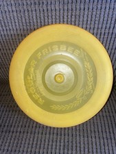 Vintage 1966 WHAM-O Orange Regular Frisbee Flying Disc San Gabriel CA Mold 19