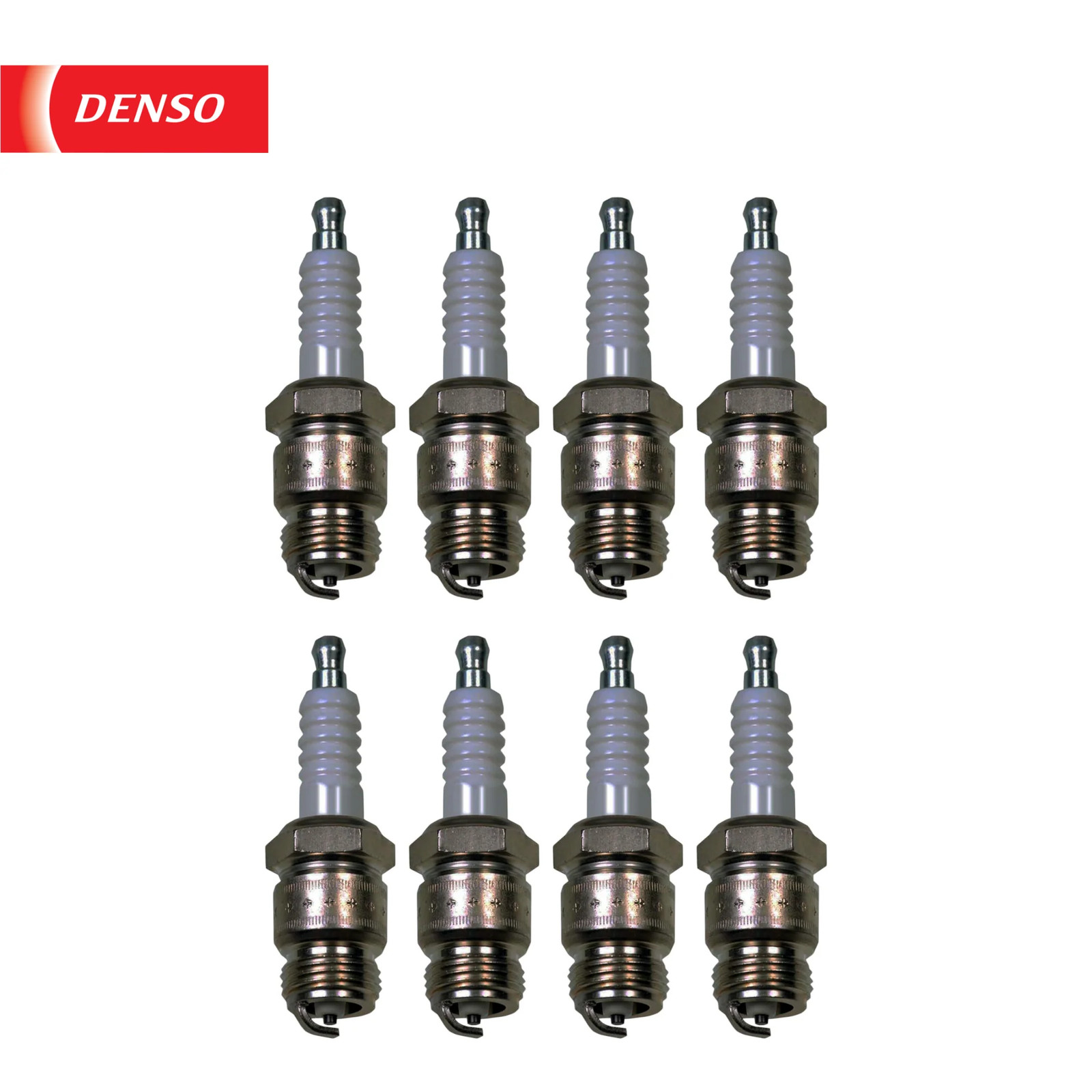 Set of 8 DENSO 5008 U-Groove Nickel Spark Plugs for Ford F-250 4.9L