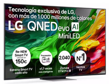 Smart TV LG QNED evo MiniLED AI QNED86 86 pulgadas 4K 2025 - 86QNED86A6A